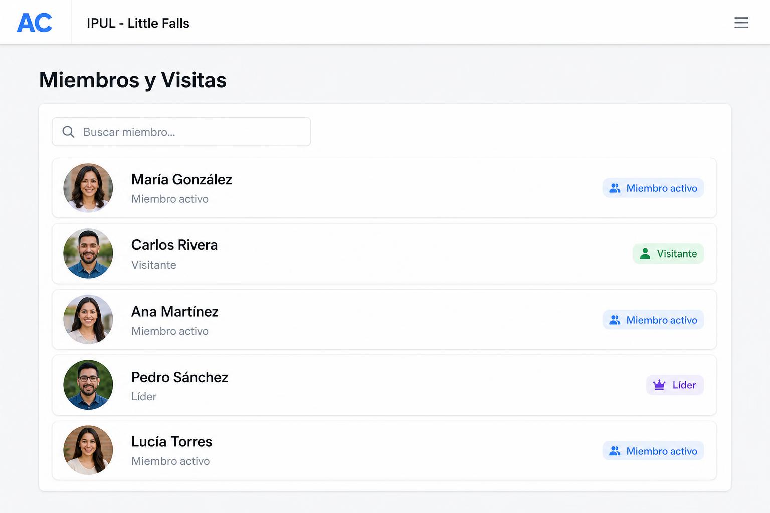 Miembros y visitas siempre al día